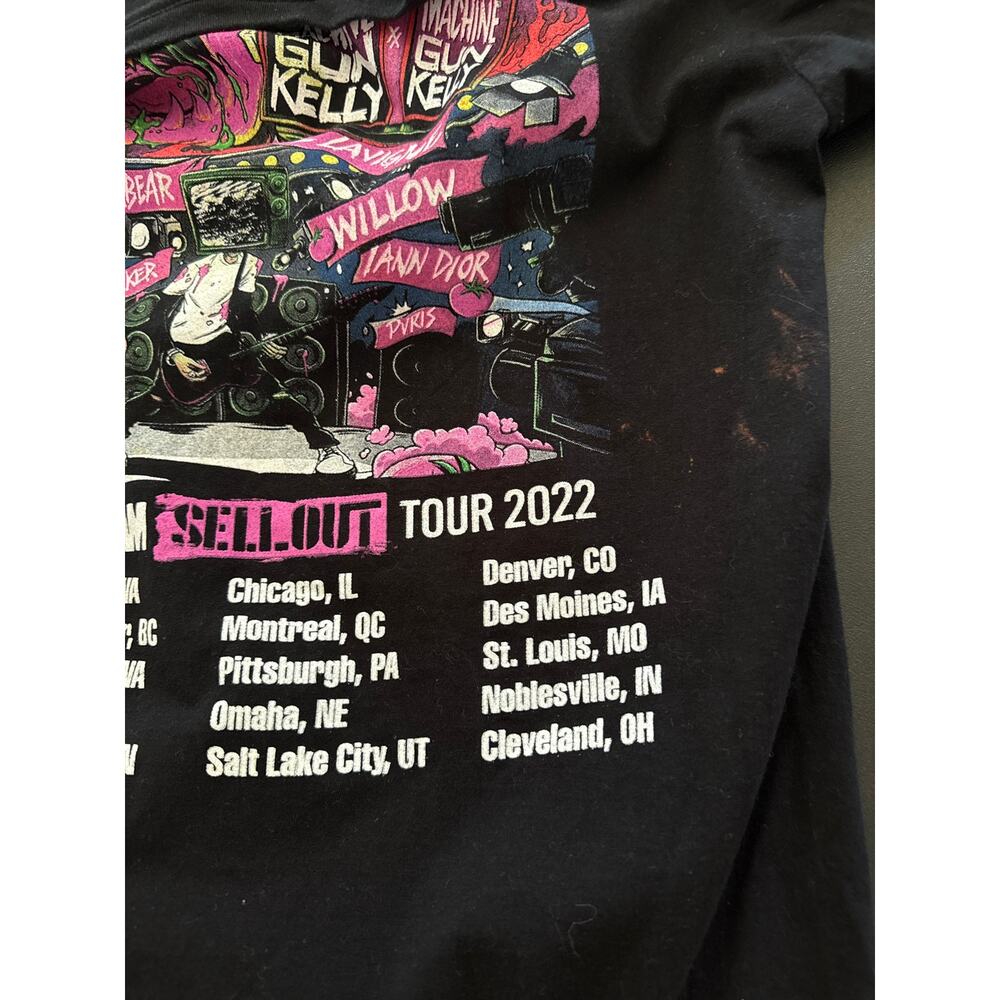Machine Gun Kelly Mainstream‎ Sellout Tour Tee Large Black Punk Emo Band Shirt - Picture 7 of 9